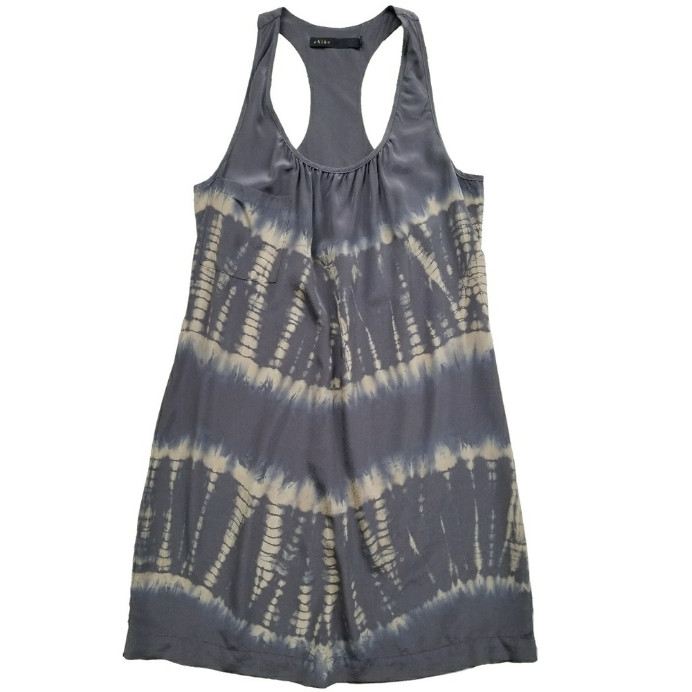 Akiko Silk Tie-dye for Raceback Dress